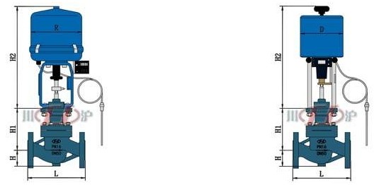 電控溫度調(diào)節(jié)閥 結(jié)構(gòu)圖